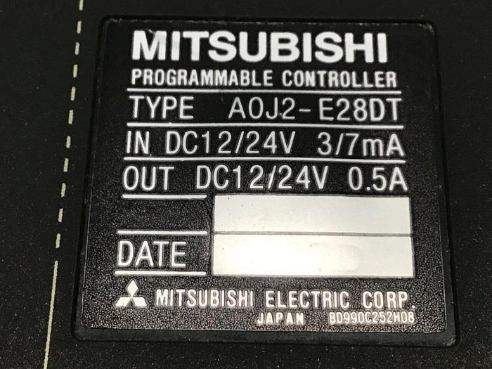 Used MITSUBISHI Programmable Controller A0J2-E28DT #114356