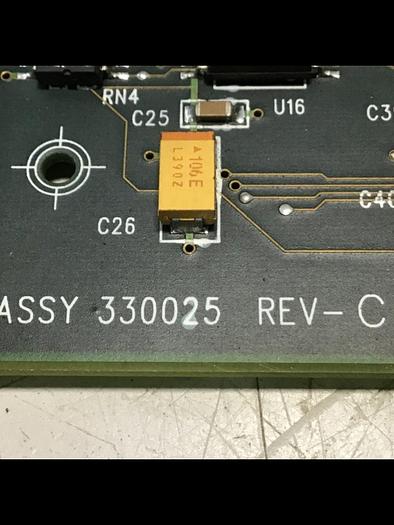 Used VAN DORN Analog Circuit Board 330025 PC330-025 Used 