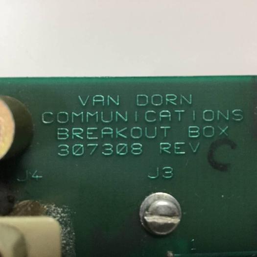 Used CINCINNATI MILACRON Communications Breakout Board 307308 #92755