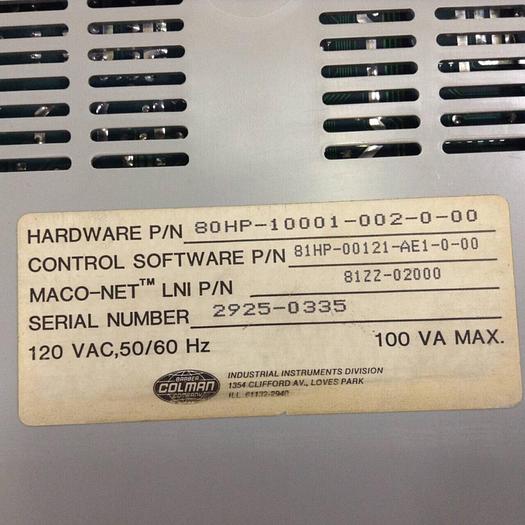 Used BARBER COLMAN Multi Pump Pressure/Flow Module 80HP-10001-002-0-00 #78211