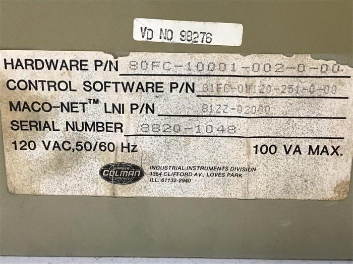 Used BARBER COLMAN Positioning Module 80FC-10001-002-0-00 USED