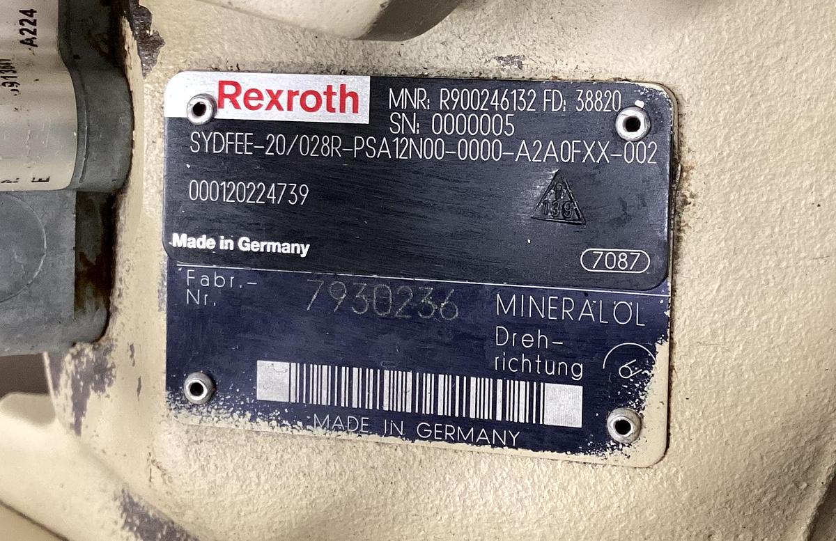 Used REXROTH HYDRAULICS SYDFEE-20/071R-PRA12KD3-0000-A2A0FXX