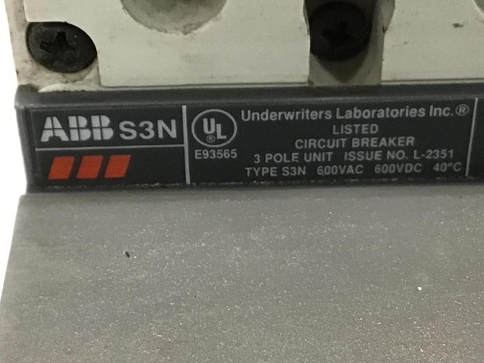 Used ABB 150 Amp Breaker S3N