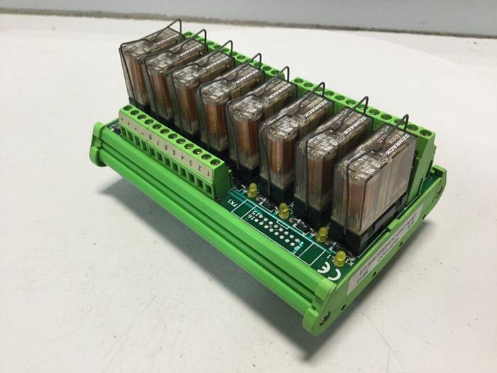 Used EUROTEK Breakout Board ET-MRZ08/24DC/2SC/N/AR #105017