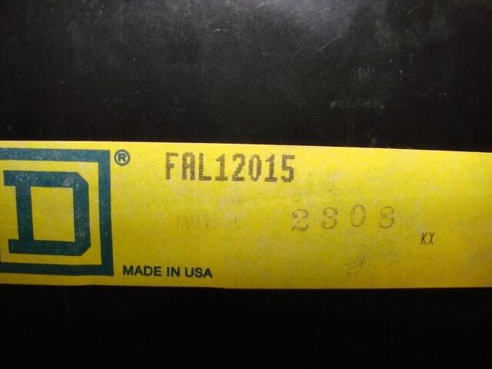Used SQUARE D 15 Amp Circuit Breaker FAL12015 #21234