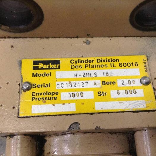 Used PARKER Cylinder H-2HLS 18 #68147