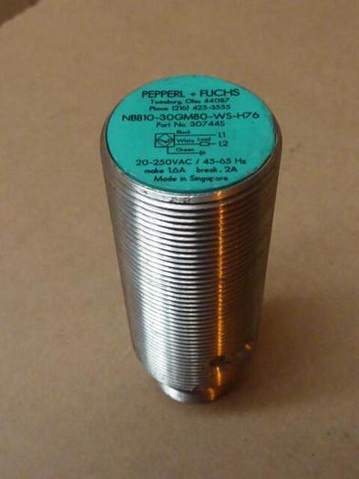 Used PEPPERL & FUCHS Proximity Switch NBB10-30GM80-WS-H76 #31330