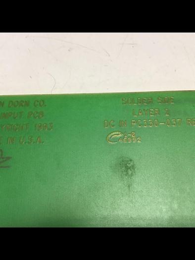 Used VAN DORN DC Input Board 330037 PC330-037 Used