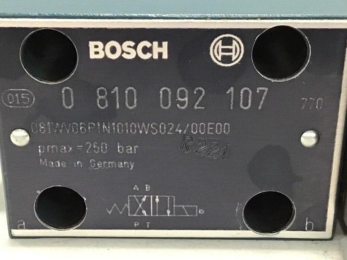 Used BOSCH Valve 0 810 092 107 #109434