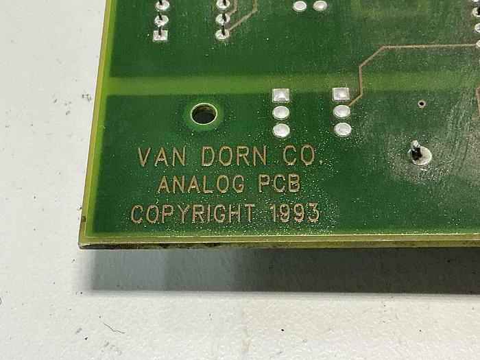 Used VAN DORN 330025 REV-C