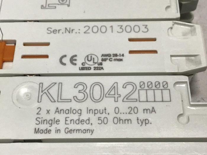 Used BECKHOFF Input Module KL3042 #125264