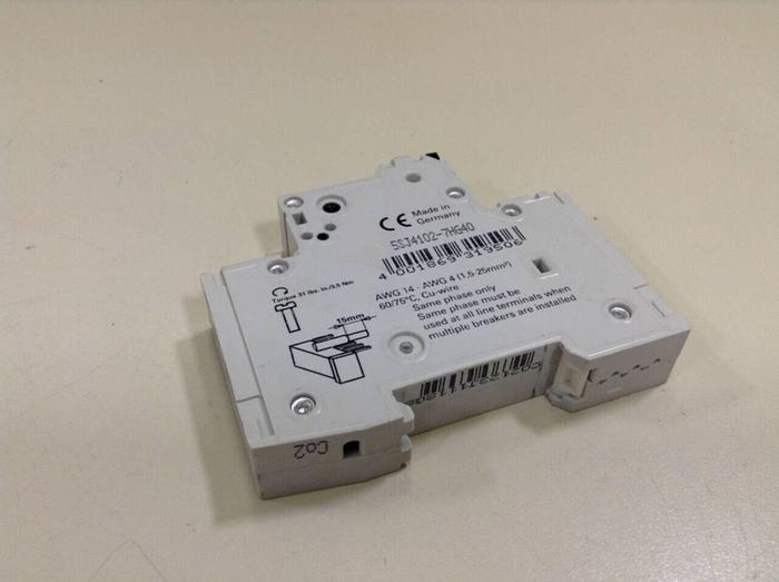 Used SIEMENS 2 Amp Circuit Breaker 5SJ4102-7HG40 #86047