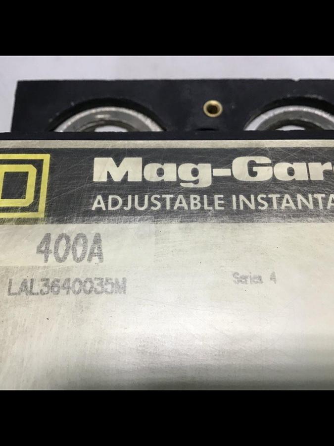 Used SQUARE D 400 Amp Circuit Breaker LAL3640035M #144284