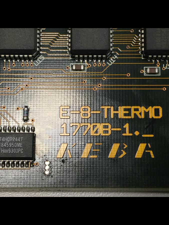 Used KEBA / Engel Circuit Board E-8-THERMO 1770B-1 #101810