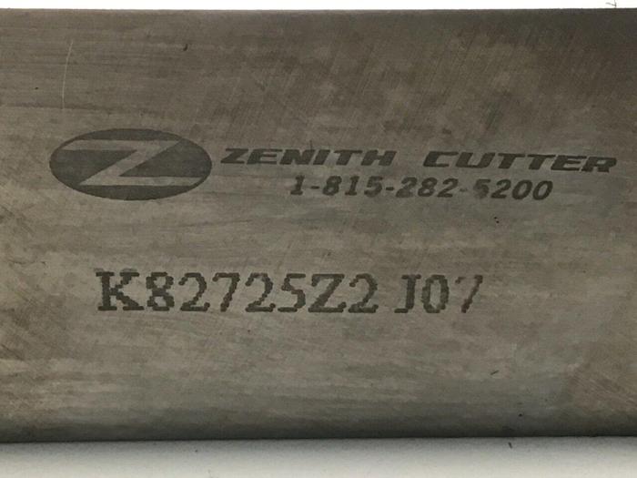 Used ZENITH CUTTER Granulator Blade K82725Z2J07 #113234