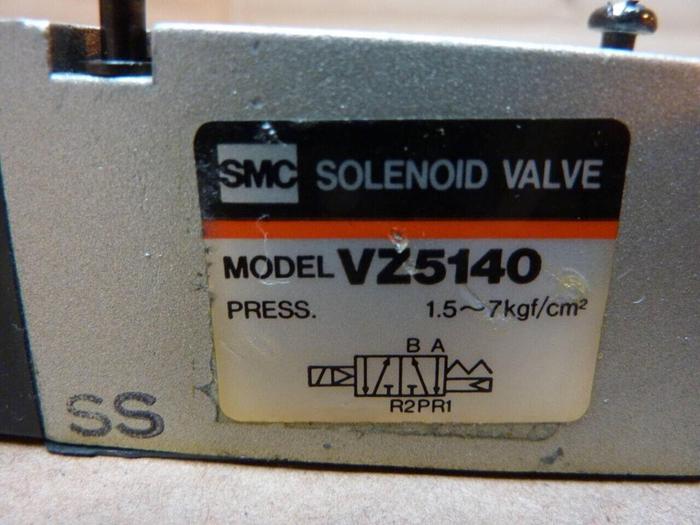 Used SMC Solenoid Valve VZ5140 #23417