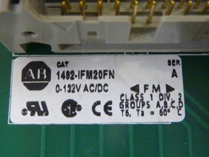 Used ALLEN BRADLEY Interface Module 1492-IFM20FN SER A #47827