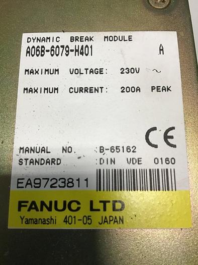 Used FANUC Break Module A068-6079-H401 #138674