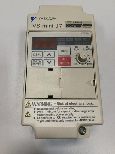 Used YASKAWA VS Mini J7 Drive CIMR-J7AA20P2 #101150
