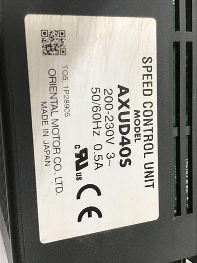 Used ORIENTAL MOTOR Speed Control Unit AXUD405 #119109
