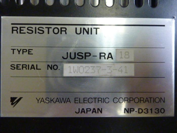 Used YASKAWA Resistor Unit JUSP-RA18 #66853