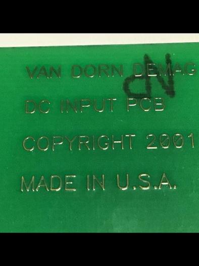 Used VAN DORN DC Input Board 330037 PC330-037 Used