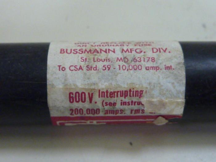 Used FUSETRON 3 2/10 Amp Fuse FRS-3-2/10 #62387