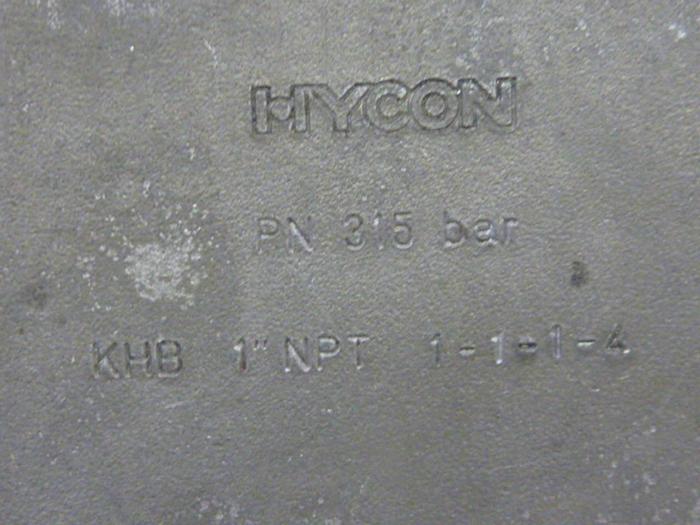 Used HYCON Ball Valve VALVE429 #47429
