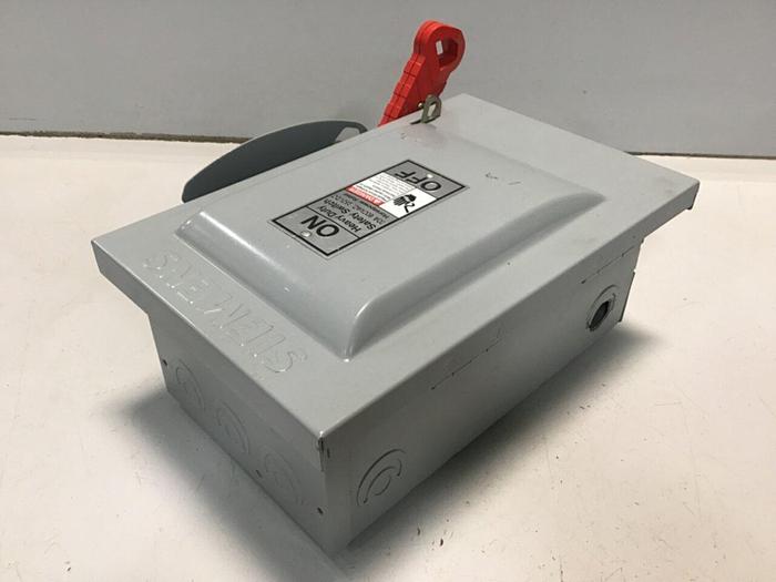 Used SIEMENS 30 Amp Safety Disconnect Switch HNF361 VBII #130010