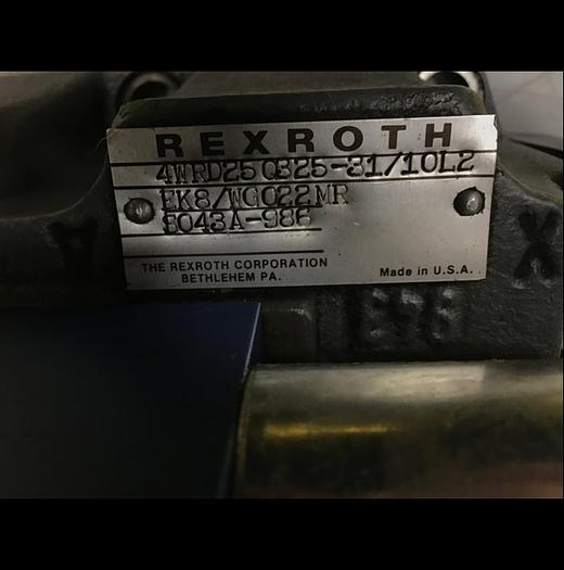 Used REXROTH Valve 4WRD25Q32531/10L2 Used