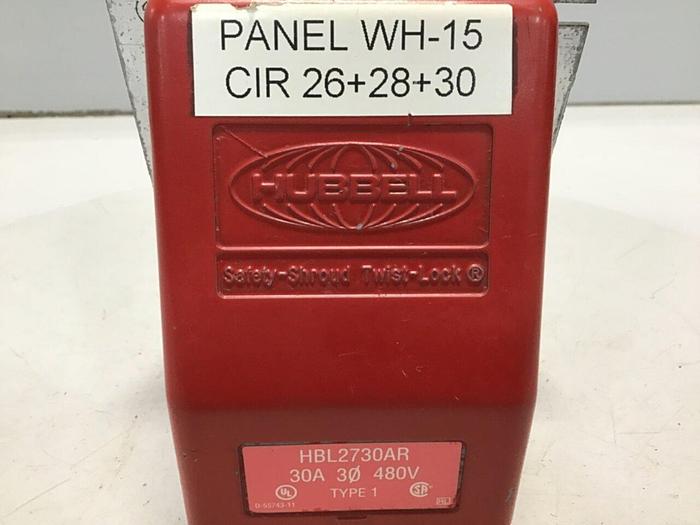 Used HUBBELL Safety Shroud Twist Lock HBL2730AR #116160