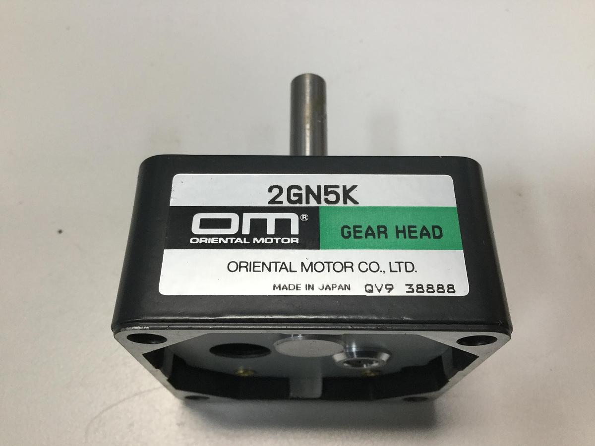 Used ORIENTAL MOTOR Gearhead 2GN5K Used