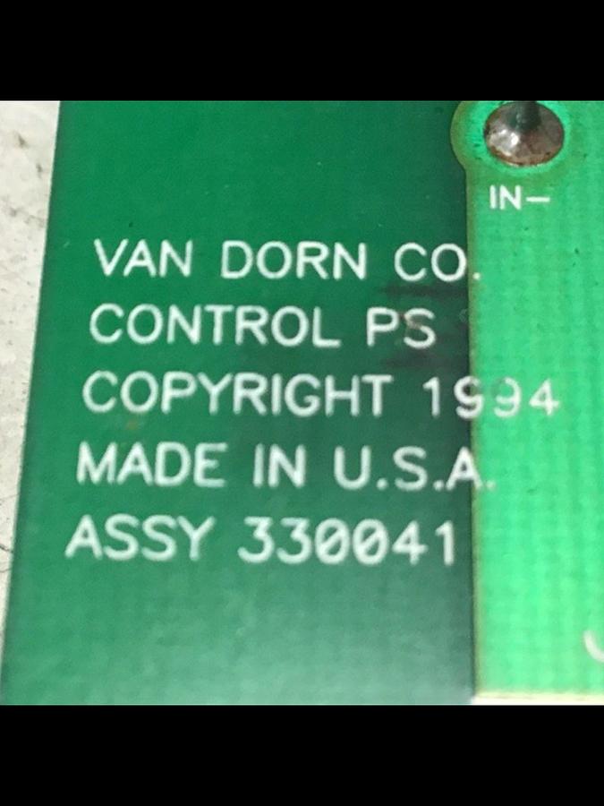 Used VAN DORN Circuit Board 330041 PC330-041 Used