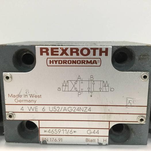 Used REXROTH Valve 4WE6U52AG24NZ4 #91520