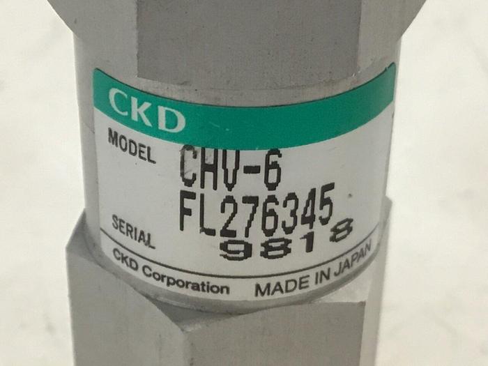 Used CKD CORP Check Valve CHV-6 #126609