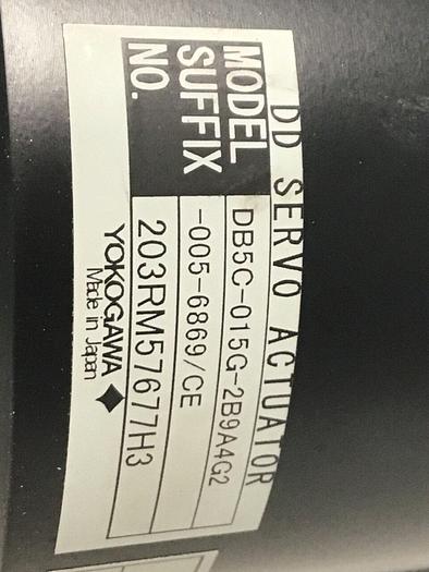 Used YOKOGAWA DC Servo Actuator DB5C-015G-2B9A4G2-005-6869/CE #128097