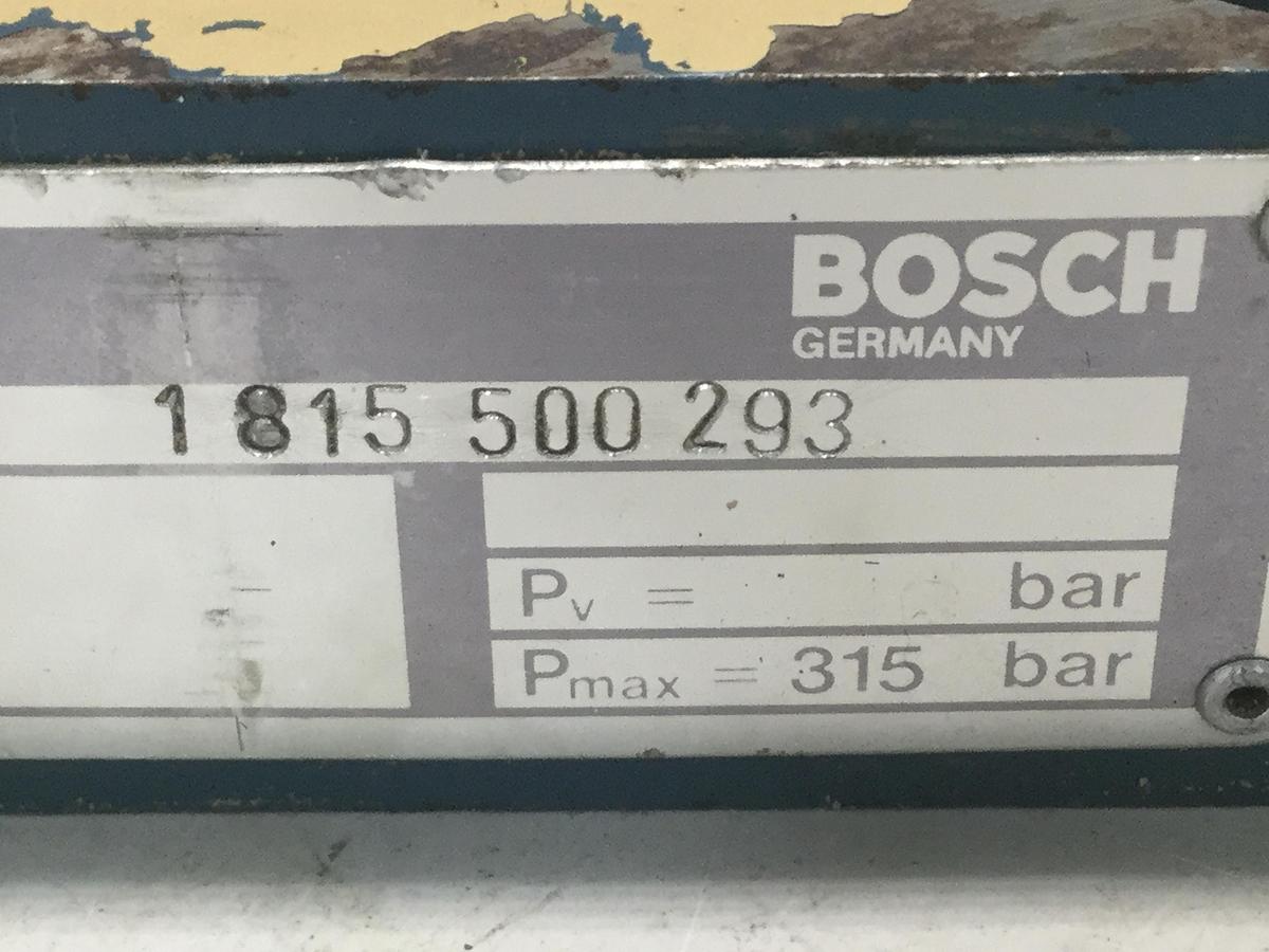 Used BOSCH Valve 1 815 500 293 USED