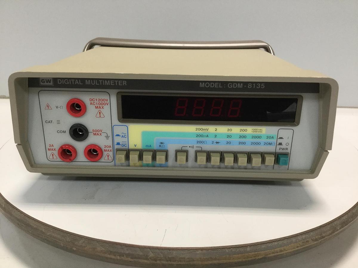 Used GW INSTEK Digital Multimeter GDM-8135 #107276