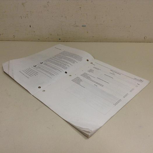 Used ALLEN BRADLEY Pre-Installation Manual 1395-2.1 #70772