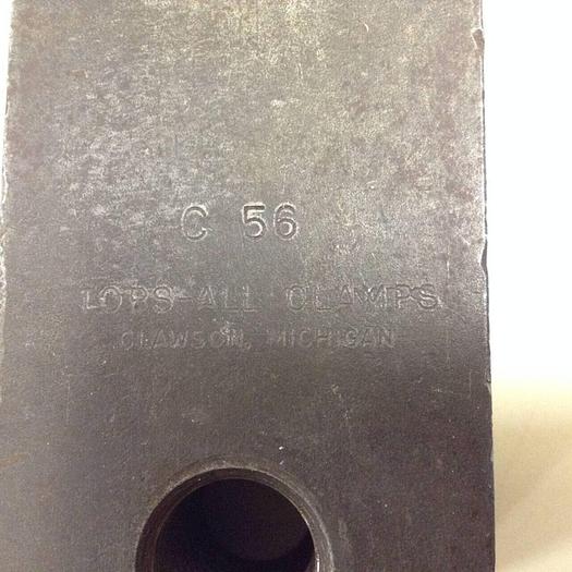 Used TOPS-ALL CLAMPS Mold Clamp Open Toe C 56 #74331