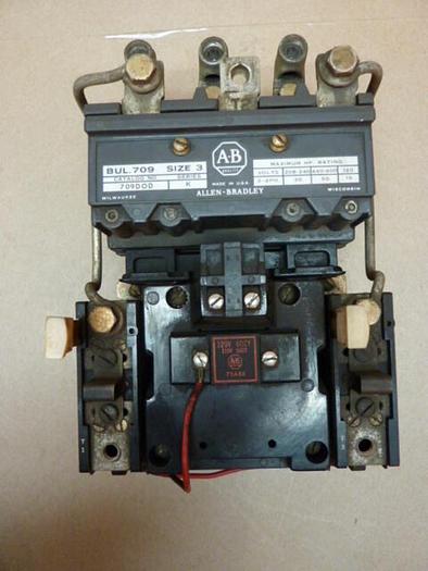 Used ALLEN BRADLEY Motor Starter Size 3 709-DOD SER K #28728