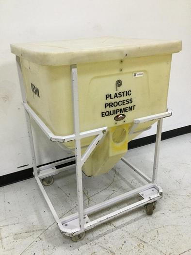 Used PPE Plastic Rolling Surge Bin MTB375 USED