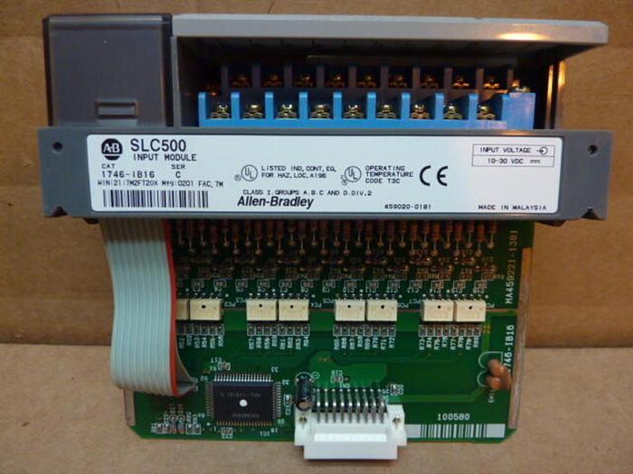 Used ALLEN BRADLEY Input Module 1746-IB16 SER C #5660 DNL SCRAPPED