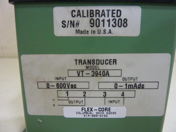 Used FLEX-CORE Transducer VT-3940A #64777