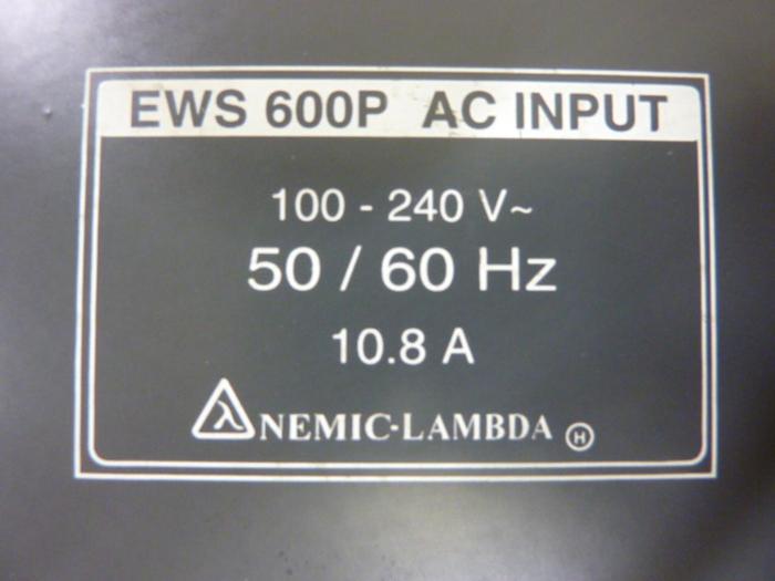Used NEMIC-LAMBDA Power Supply EWS 600P-24 #49703