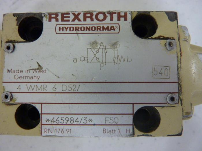 Used REXROTH Valve 4WMR6D52 #51348