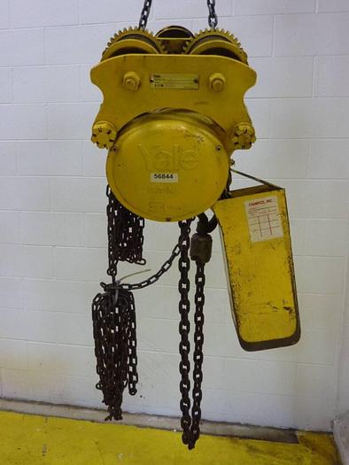 Used YALE HOISTS Trolley Chain Hoist D-190402 #56844
