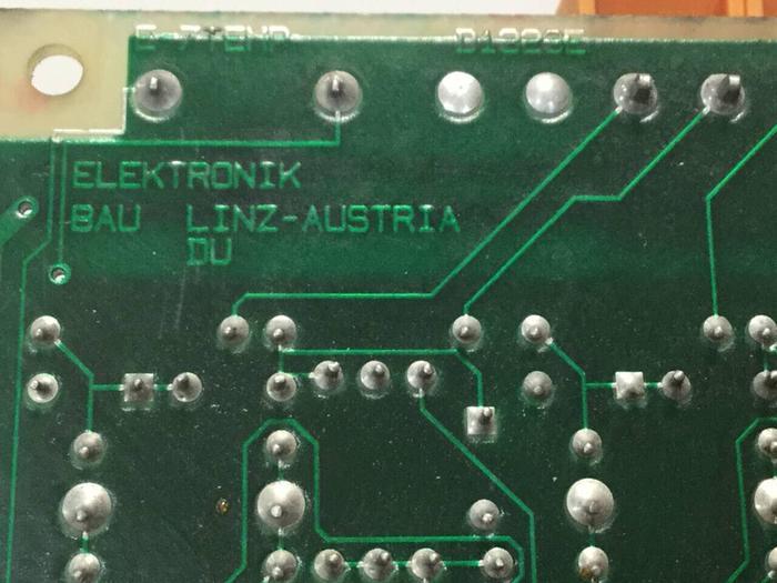 Used ELEKTRONIK Circuit Board E-7TEMP D1323E USed