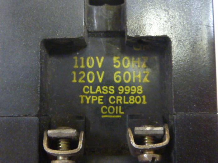 Used SQUARE D Control Relay 8501-L0-80 #62727