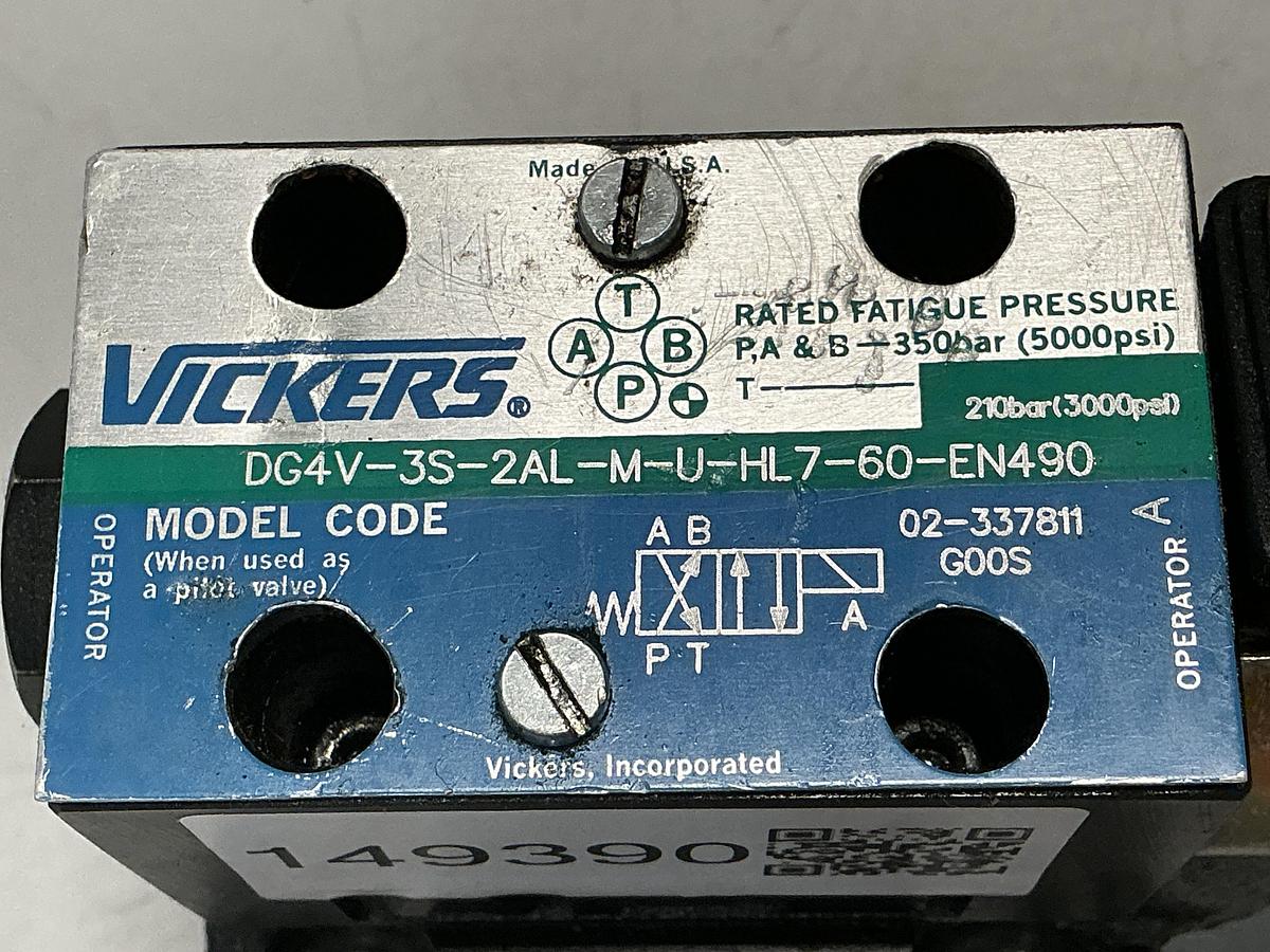 Used VICKERS DG4V-3S-2AL-M-U-HL7-60-EN490